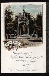 Lützen. Gustav Adolf Denkmal.