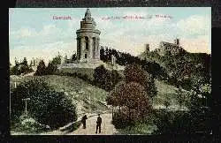 Eisenach. Burschenschaftsdenkmal mit Wartburg