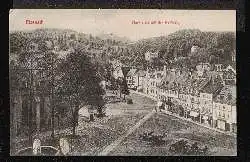 Eisenach. Marktplatz mit der Wartburg