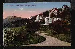 Eisenach. Fritz Reuter Villa mit Wartburg