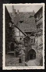 Eisenach. Wartburg Hof mit Eingang von innen