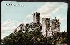 Eisenach. Die Wartburg von Süd West