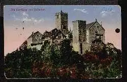 Eisenach. Die Wartburg von Südwest