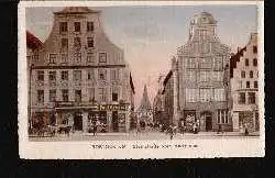 Rostock i. M. Steinstrasse von Markt aus