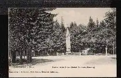 Oberhof. Denkmal an der Strasse Oberhof Schmücke.