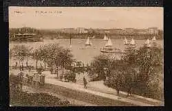 Hamburg. Partie an der Alster.