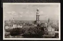 Hamburg. Türme u. Bismarckdenkmal