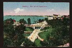 Hamburg. Blick auf die Ausseralster