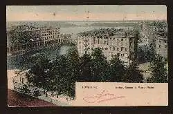 Hamburg. Kleine, Binne, und AussenAlster