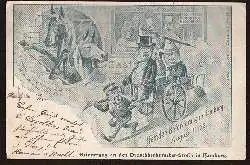 Hamburg. Erinnerung an den Droschken Streik 1902