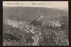 Schwarzburg. Thür Wald. Panorama vom Trippstein