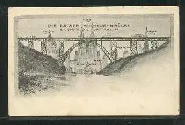 Die Kaiser Wilhelm Brücke.