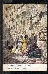 Jerusalem. Klagemauer der Juden.