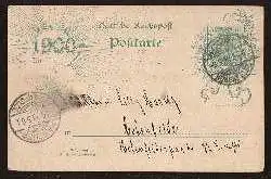 Deutsche Reichspost 1900.