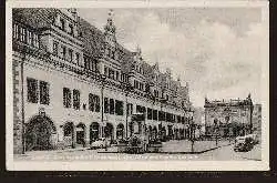 Leipzig. Altes Rathaus mit Haschmarkt