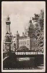 Leipzig. Reichsgericht mit Karl Tauchnitz Brücke