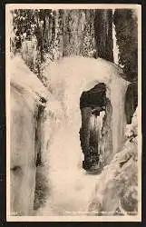 Breitachklamm Eistunnel am Sturzwasser