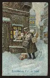 Weihnachtsmann. Glückliches Neues Jahr.