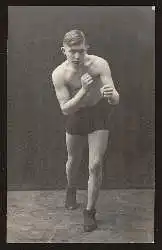 Boxer Wilhelm Ellerholz. Hamburg 1920. Sportklub Roland