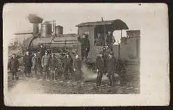 Eisenbahn. Lokomotive. Foto