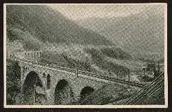 Tauernbahn. Lassacher Viadukt bei Mallnitz