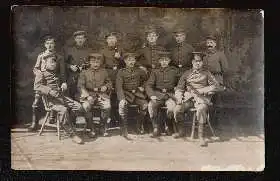 Soldatengruppe.I Weltkrieg. Foto