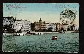 St. Pétersbourg. La Neva Le quai de l´Amirauté