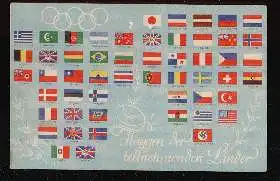 Die Flaggen der teilnehmenden Länder