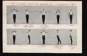 Prostna cviceni pro sokolsky sletzu v Prostejowe r 1910