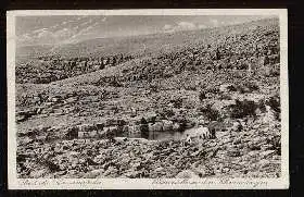 Deutsch-Südwest-Afrika. Wasserstelle in den Kharrasbergen