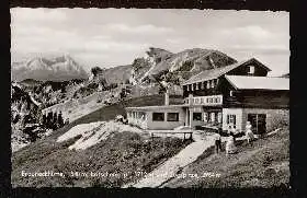 Brauneckhütte. Latschenkopf und Zugspitze