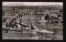 Koblenz a.Rh. Deutsches Eck mit Moselmündung