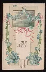 Hoch Josef. Litho und Prägedruck