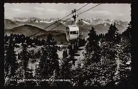 Blick v.d. Brauneckbahn auf die Karwndelkette