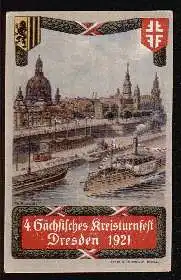 Dresden. 4 Sächsisches Kreisturnfest 1921