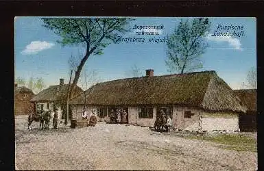 Krajobraz wiejski. Russische Landschaft