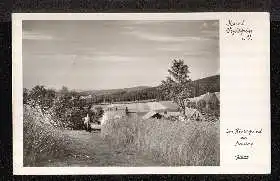 Vogelsgrün Kurort. Im Hintergrund der Steinberg