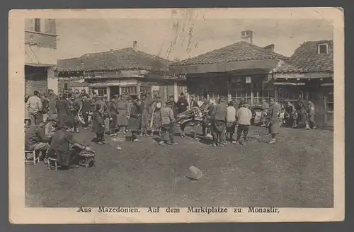 Aus Mazedonien. Auf dem Marktplatze zu Monastir