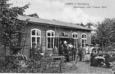 Campo am Ratzeburger See. Restaurant und Pennsion J. Mett