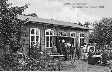 a00040 Campo am Ratzeburger See. Restaurant und Pennsion J. Mett