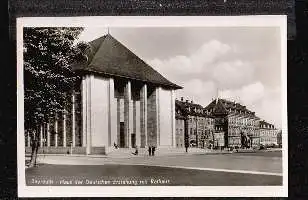 Bayreuth. Haus der Deutschen Erziehung mit Rathaus.