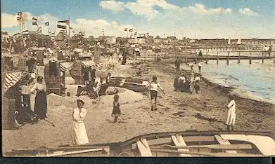 Ostseebad Kellenhusen i Holst. Strand.