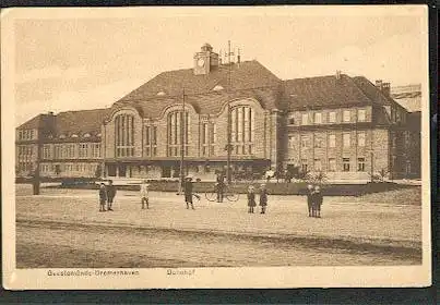 Bremerhaven Geestemünde. Bahnhof.