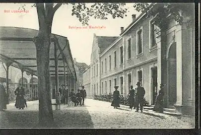 Bad Lippspringe. Badehaus und Wandelhalle.