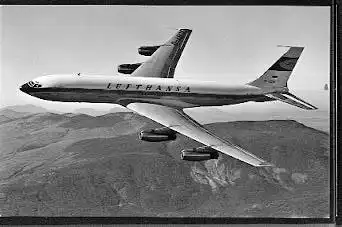 Boening 707. Lufthansa.