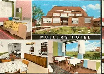 Krautsand Elbe über Drochtersen. Müllers Hotel.