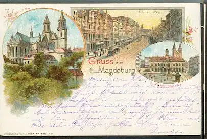 Magdeburg. Gruss aus..