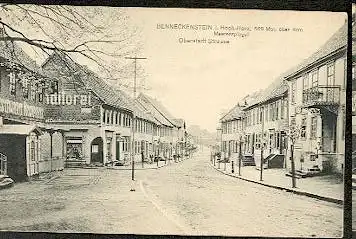 Benneckenstein. Oberstadt Strasse.