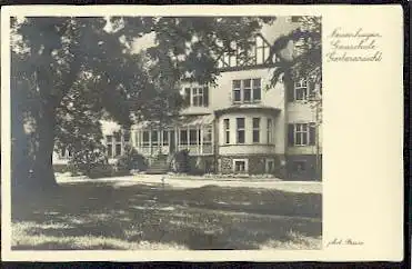 Neuenhagen bei Berlin. Gauschule. Gartenansicht.