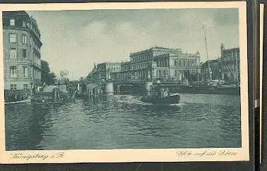 Königsberg i. Pr. Blick auf die Börse.